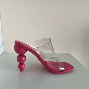 COPY - Cult Gaia leather slides